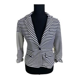#113 HAVE Stretch Nautical Look Knit Blazer